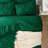 Bedsure Full Burgundy Pintuck Bed-in-a-Bag - Emerald Green Pinch Pleat Comforter Set with Sheets, Pillowcases & Shams (Set of 7)-105523208-105523226