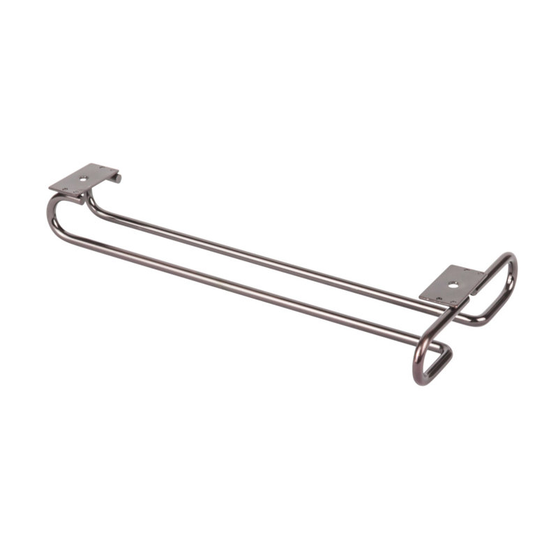 Under Cabinet Stemware Rack, Brushed Oil Rubbed Bronze