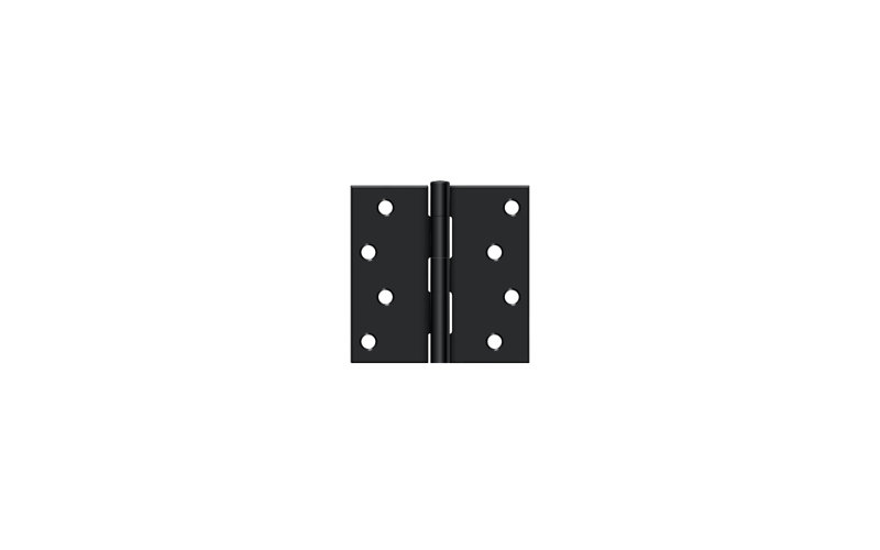 Steel Hinge, Paint Black