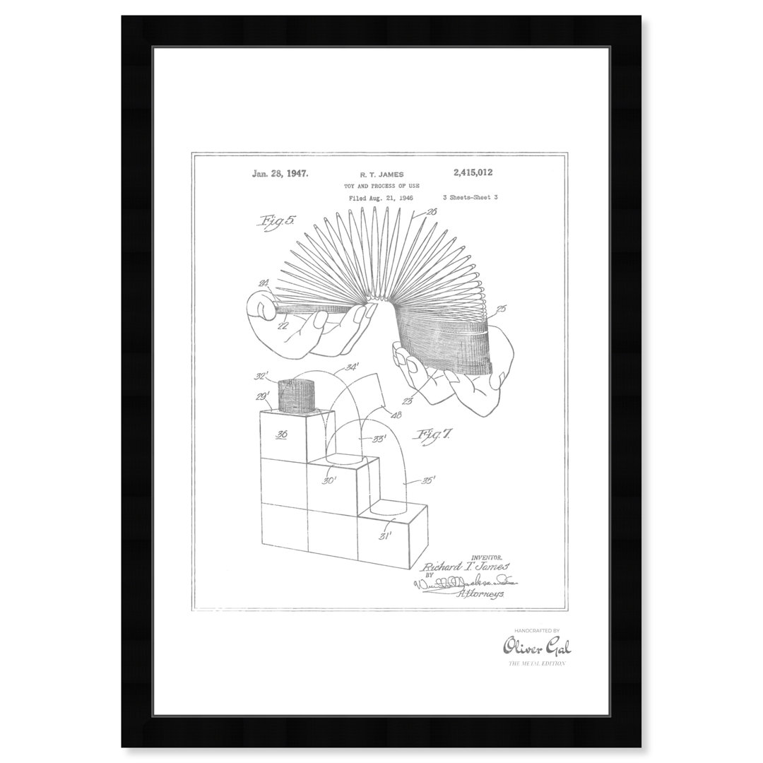 'Slinky 1947' Framed Graphic Art