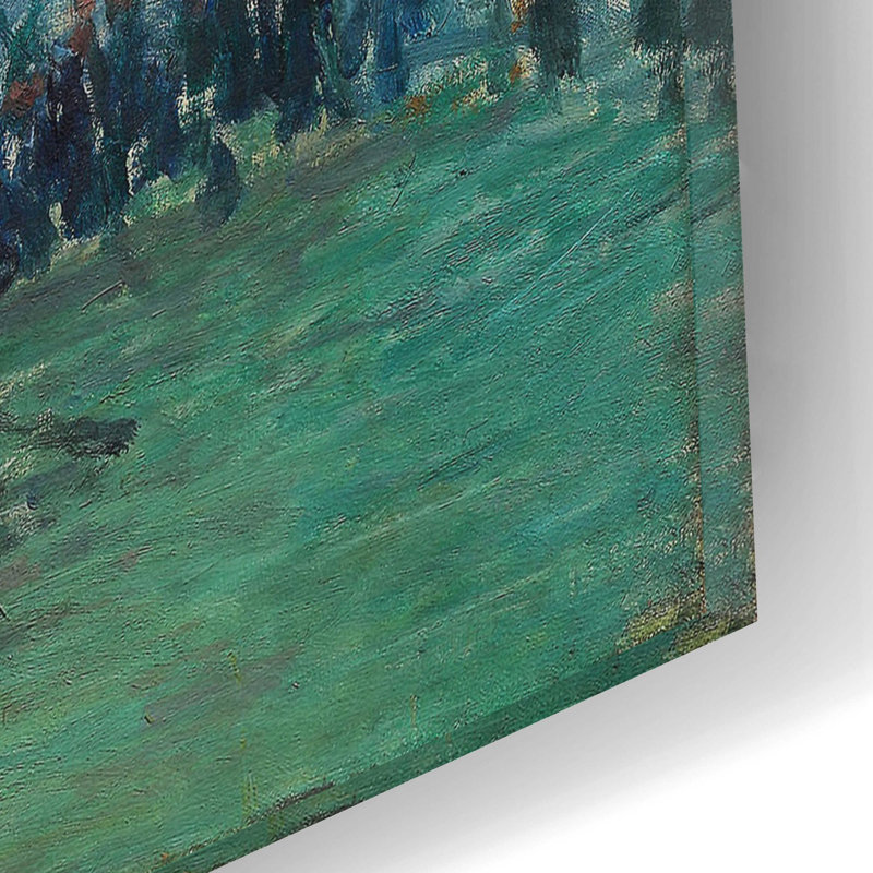 «Ariival of the Normandy Train» par Claude Monet, art mural en verre acrylique, H 12 po x l 16 po x P 0,13 po