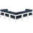Lareen 90'' Wide Patio Sectional with Cushions-61209911-61209910