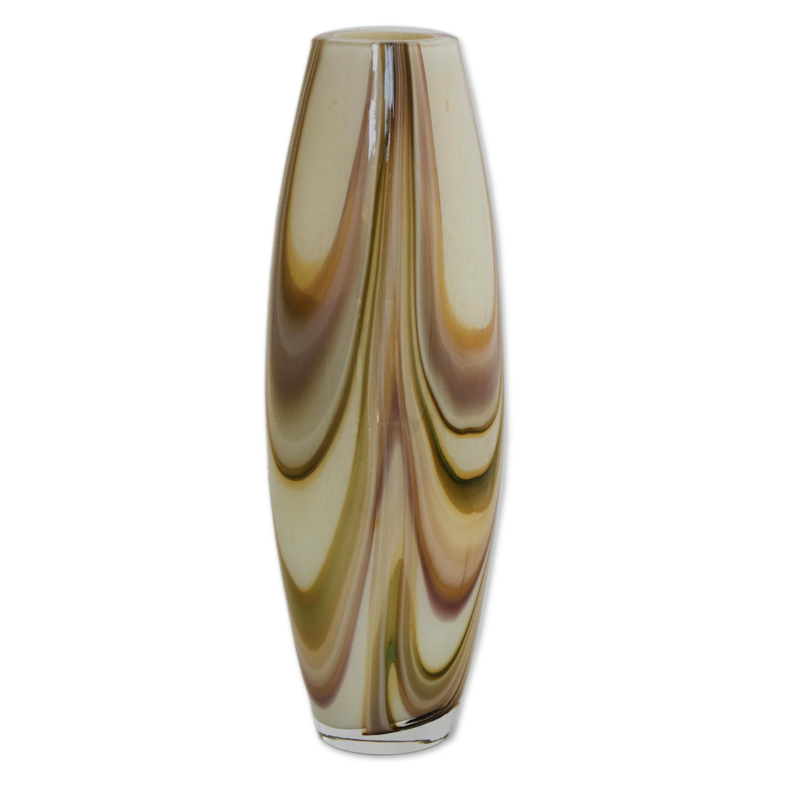 Colberg 13.75'' Handmade Glass Table Vase