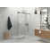 Nova 48 in. x 32 in. x 78 in. 90-degree Fully Frameless Sliding Glass Shower Enclosure