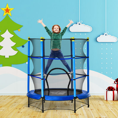 150 Cm Garden Trampoline With Safety Net