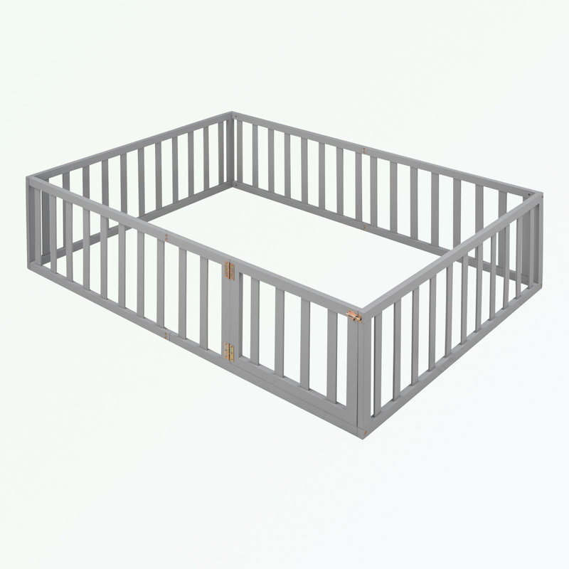 Ameshia Solid Wood Daybed, Gray, Full