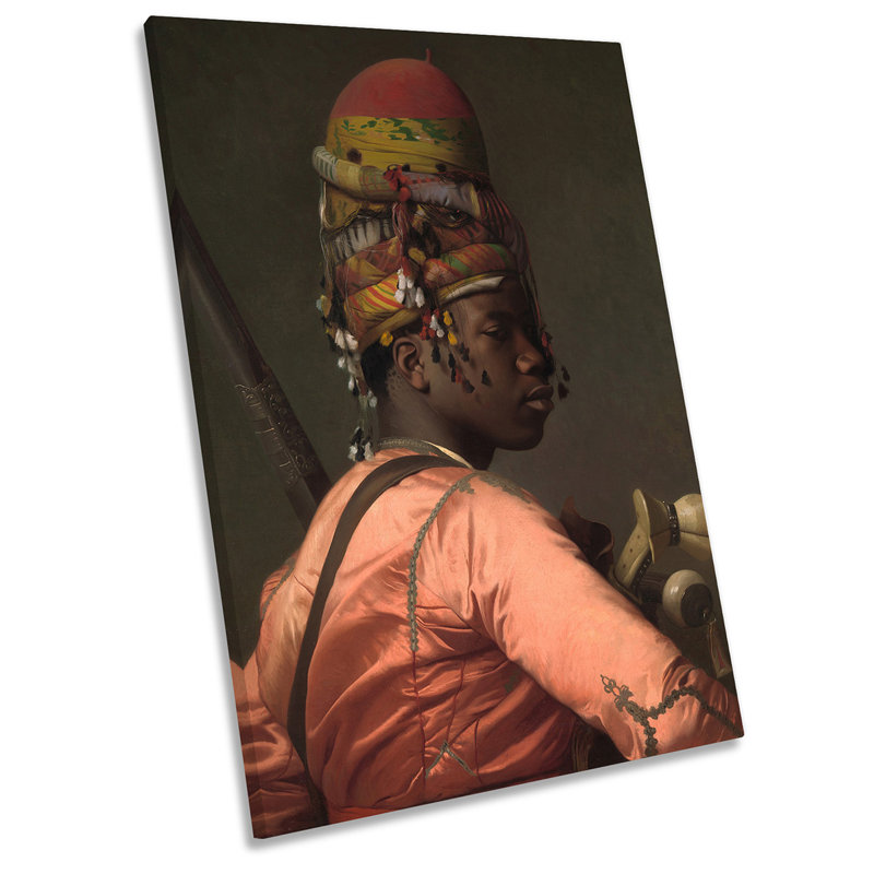 X7552 Jean-Leon Gerome Black Bashi Bazouk - Wrapped Canvas Print, 137.2cm H x 91.4cm W x 4cm D