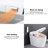 Self-Cleaning Nozzle Smart Toilet, Pre-Wet, Remote Control Flush. Ceramic, 27.54In Depth, 100.31Lb Package Weight, Night Ceramic , Blackout Flush, Control. 16In Width, 23.62In Height
