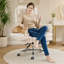 Fauteuil de bureau Chenille Criss Cross-953080767