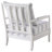 Herndon Upholstered Bobbin Accent Chair White and Navy-13898041-50530152