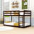 Hubart Twin Over Twin Bunk Bed With Ladder-2001824619