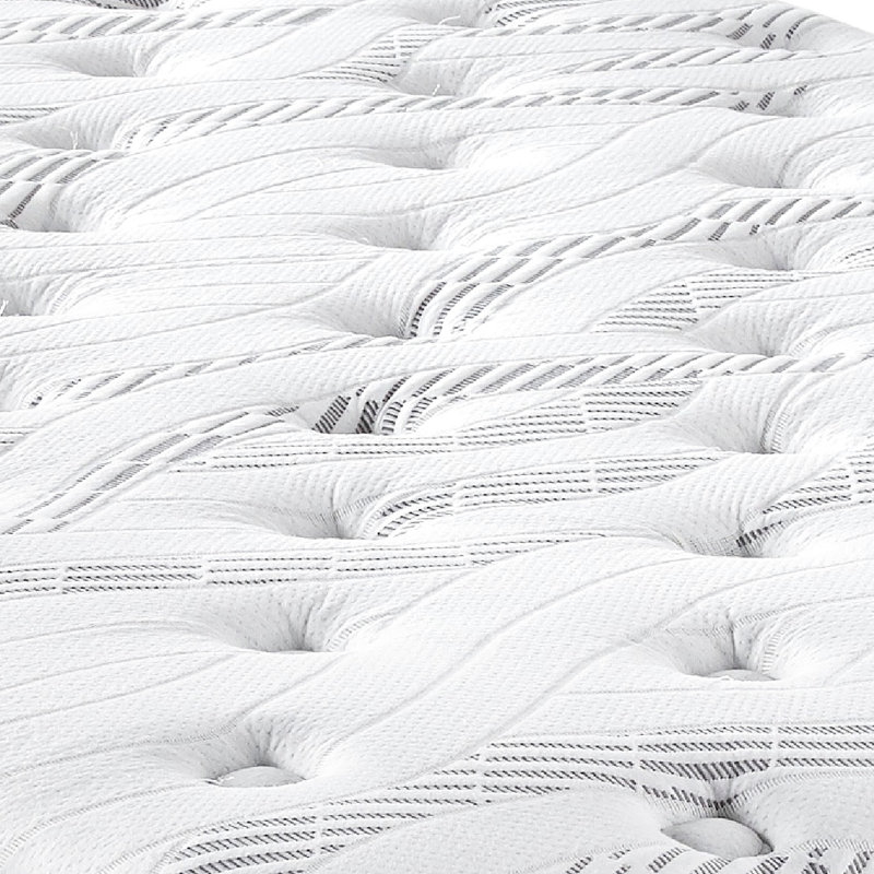 Matelas simple TG 10 po, mi-ferme - avec tissu anti-mèche, mousse viscoélastique imprégnée de gel pour un meilleur soutien, ressorts enveloppés sur les bords du périmètre pour réduire les perturbations du partenaire la nuit, ajustement ajustable, mousse, noir