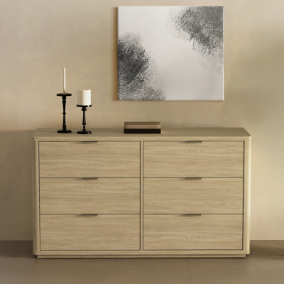 Commode double 6 tiroirs Evelyn