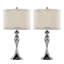Lampe de table 27,25 po - Métal - Argent