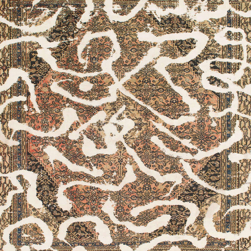 Tapis multicolore Smithville-Sanders, Carré 8 pi