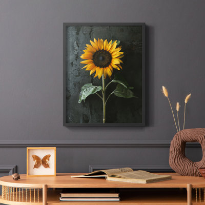 Série FLORAL Div - Impression encadrée de qualité supérieure - Prêt à être accroché - Aucun clou requis