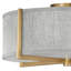 Plafonnier semi-encastré 3 lumières 19,5 po Axis-1301421799-1301421784