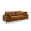Etta 214.1Cm Velvet Square Arms Sofa-1137434333