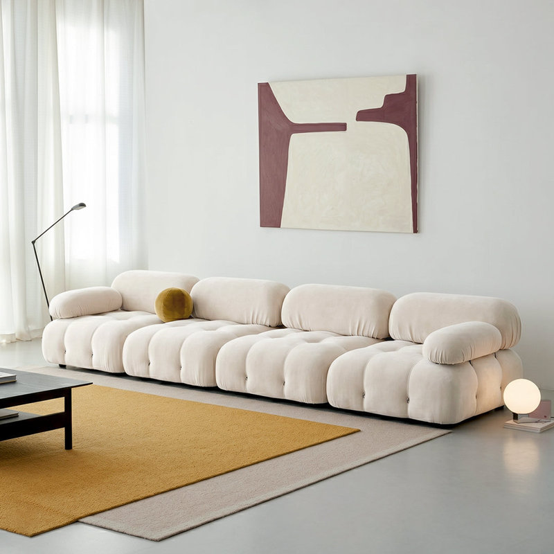 Sofa, 4-seater 380cm, Velvet