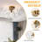 3-Light Modern Bubble Flush Mount Ceiling Light Fixture with Clear Glass Globes-1373051619