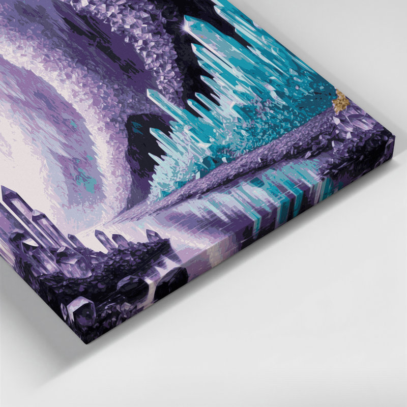 Art mural sur toile gris, H 11 po x l 14 po