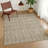 Machine Washable Indoor/Outdoor Chantille ACN2917 Lattice Rug-1640103748-1640103745