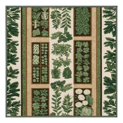 Tapis vert lavable à la machine
