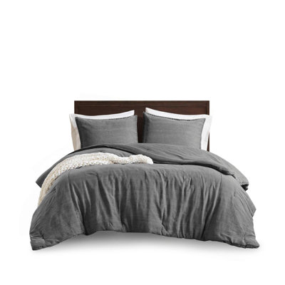 2PCS Twill Washed Comforter Set