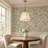 4-Light Beige Woven Cotton Thread Chandelier