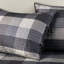 Housse de lit de jour grise 6 pièces - Style carreauté réversible avec 3 taies décoratives et coussin décoratif, microfibre, mélange de coton 6 pièces de conception unie avec housse, microfibre de 15 pouces