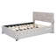 Lit plateforme tapissier avec lit gigogne-701341294-701341280