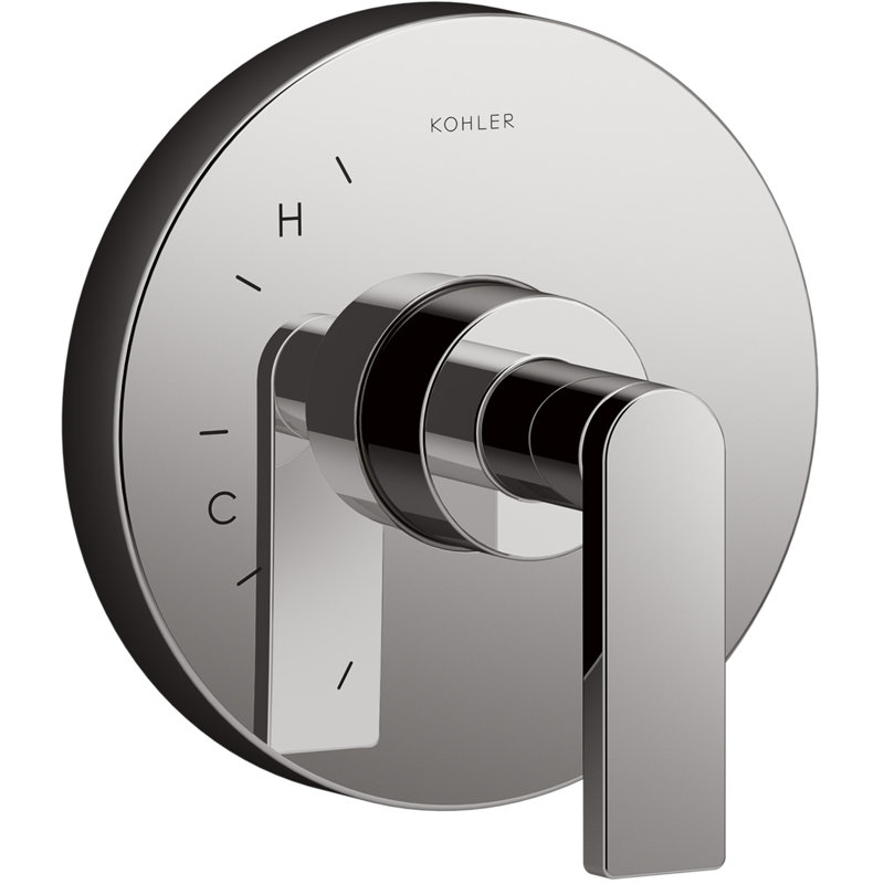 Composed® Thermostatic Faucet Trim with Lever Handle, Titanium