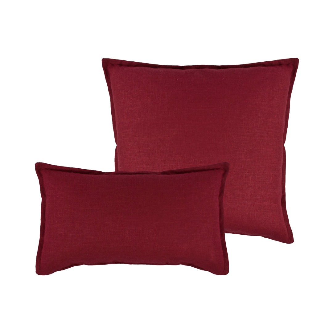 Lombard 2 Piece Reversible Linen Pillow Set Sherry Kline