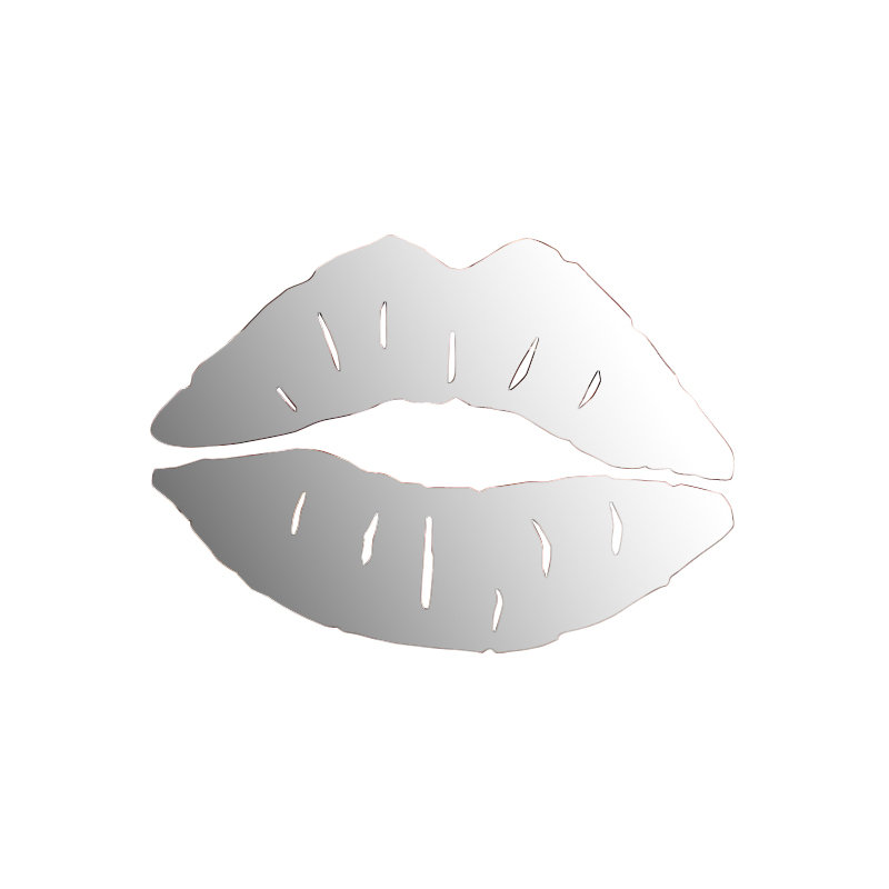 Flat Wall Mirror, 20 cm H x 30 cm W x 0.3 cm D