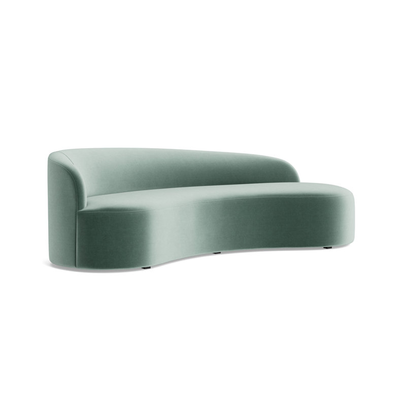 Sofia Left Arm Sofa, Performance Velvet - Jade