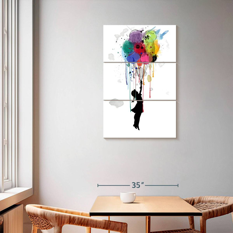 Leisha Drips Balloon, 57" H x 36" W