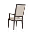Chaise de salle à manger avec accoudoirs Leisuremod Madera