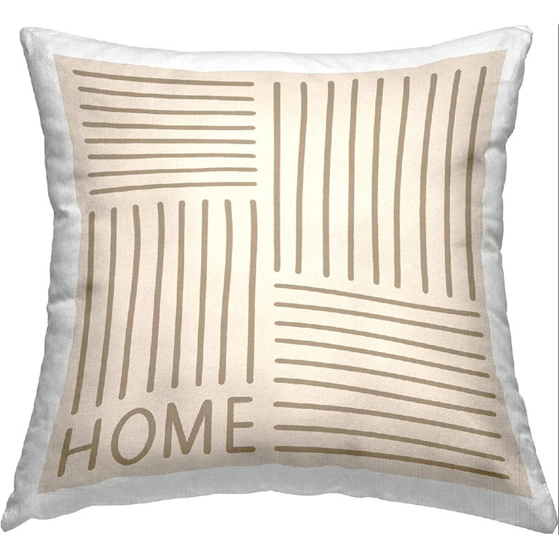Polyester Throw Square Pillow Cover & Insert