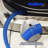 2-Piece Dryer Vent Cleaner Kit - Vacuum Attachment And Flexible Lint Brush, Dark Blue
