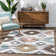 Markevion Moroccan Area Rug in Ivory/Beige/Pink