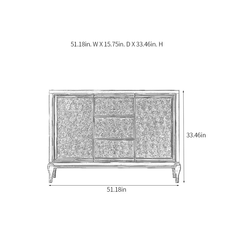 Minimalist Light Luxury Sideboard Cabinet
