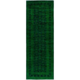 Huckstep One-of-a-Kind 4' 1" X 12' 1" Wool Area Rug Green