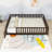 Queen Wood Floor Bed With Fence And Door