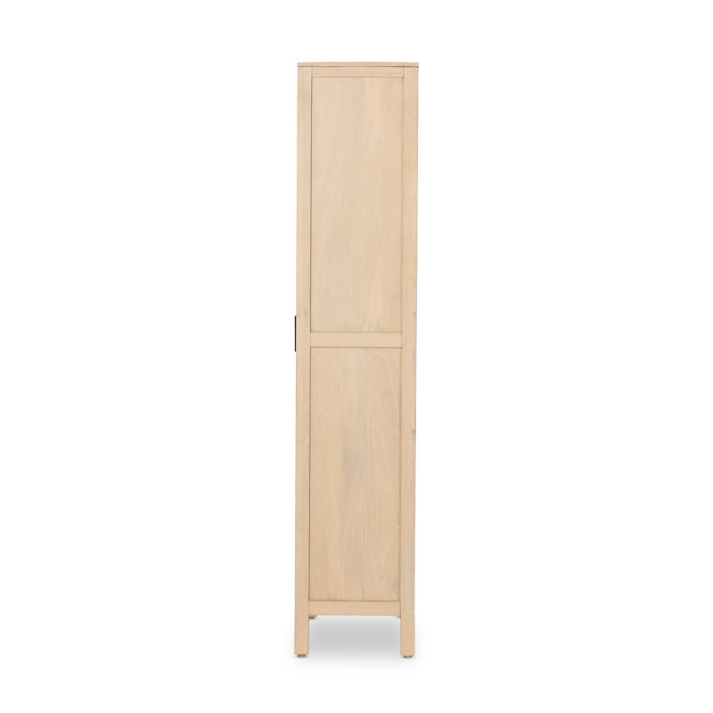 Caprice Tall Cabinet, Natural Mango/Light Brown