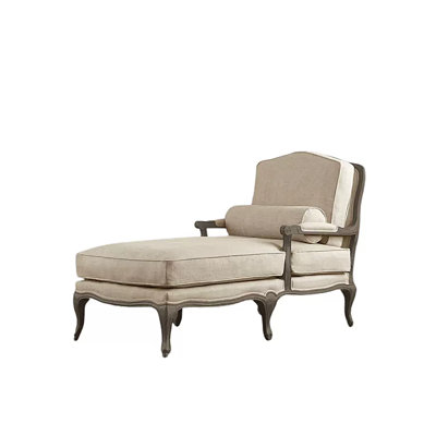 Tereva Upholstered Chaise Lounge by Canora Grey