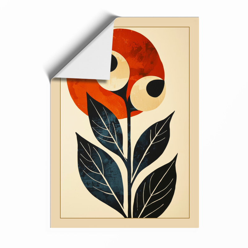 Whimsy Bloom Botanical - Framed Print, A4 - 29.7 x 21.0 cm, Unframed