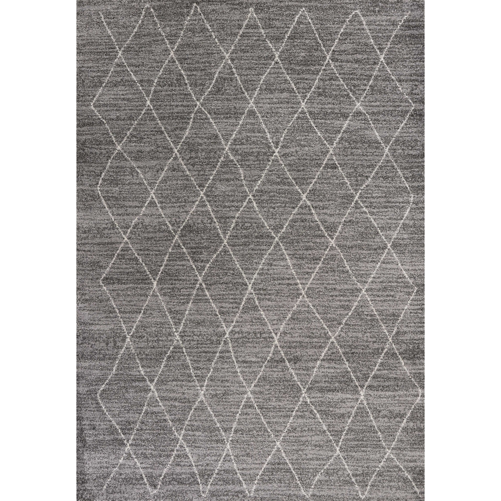 Foundry Select Grey Diamond Pattern Area Rug | Wayfair