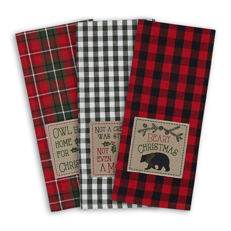Cotton Embroidered Dish Cloth Kitchen Towel
