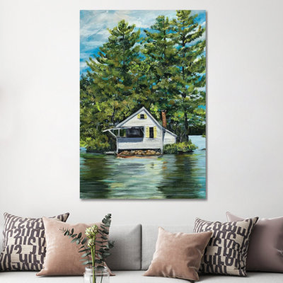 Lake House by Julie Derice - Wrapped Canvas Gallery-Wrapped Canvas Giclée