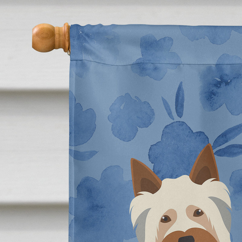Double Sided 40'' H x 28'' W Polyester Animal House Flag, Australian Silky Terrier 2
